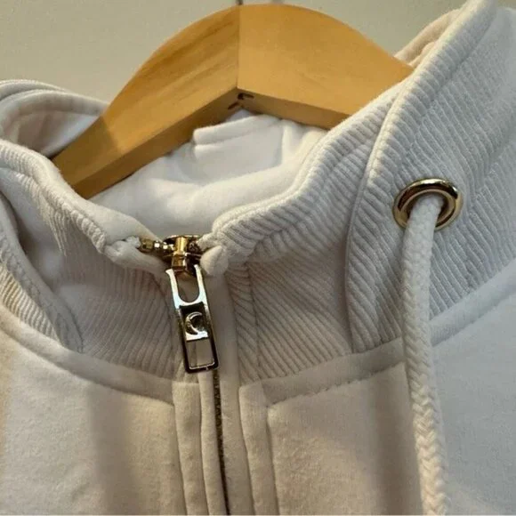 Retired ZYIA Active White Quarter Zip Pullover Women’s Size XL - Picture 6 of 9